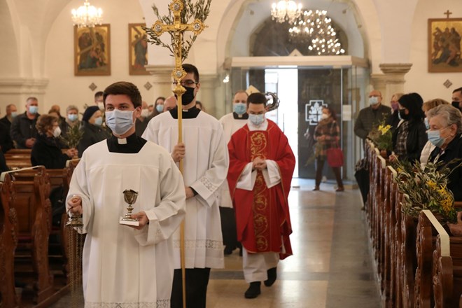Svetu misu na Nedjelju Muke Gospodnje u varaždinskoj katedrali predslavio biskup Bože Radoš